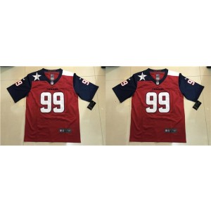 Nike Texans 99 J.J. Watt Red Vapor Untouchable Limited Men Jersey
