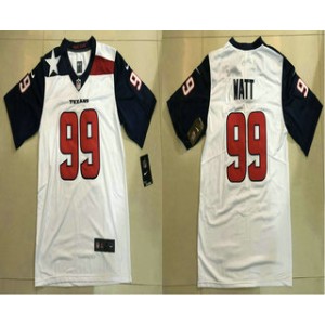 Nike Texans 99 J.J. Watt White New Vapor Untouchable Limited Men Jersey