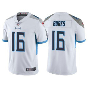 Nike Titans 16 Treylon Burks White 2022 NFL Draft Vapor Untouchable Limited Men Jersey