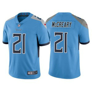 Nike Titans 21 Roger McCreary Light Blue 2022 NFL Draft Vapor Untouchable Limited Men Jersey