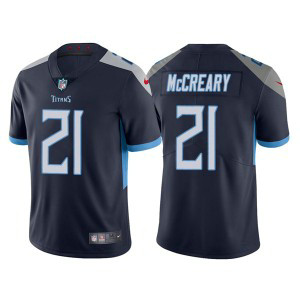 Nike Titans 21 Roger McCreary Navy 2022 NFL Draft Vapor Untouchable Limited Men Jersey