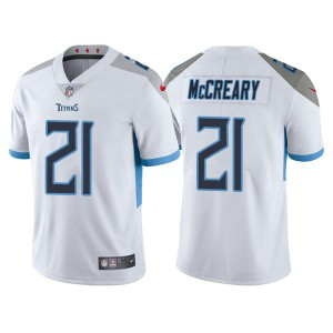 Nike Titans 21 Roger McCreary White 2022 NFL Draft Vapor Untouchable Limited Men Jersey