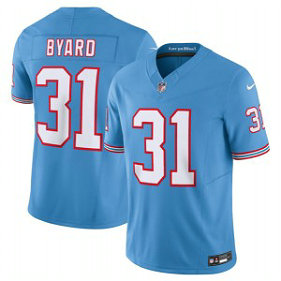Nike Titans 31 Kevin Byard Light Blue 2023 F.U.S.E. Vapor Limited Throwback Men Jersey