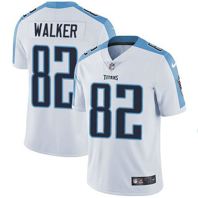 Nike Titans 82 Delanie Walker White Vapor Untouchable Limited Jersey