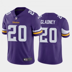 Nike Vikings 20 Jeff Gladney Purple 2020 NFL Draft Vapor Limited Men Jersey