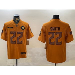 Nike Vikings 22 Harrison Smith 2023 Brown Salute To Service Limited Men Jersey