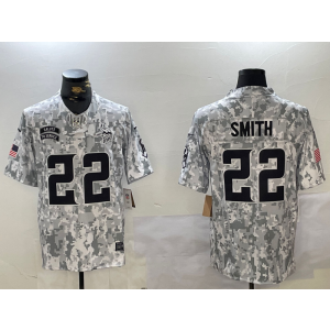 Nike Vikings 22 Harrison Smith Arctic Camo 2024 F.U.S.E. Salute to Service Limited Men Jersey