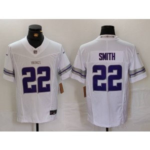 Nike Vikings 22 Harrison Smith White 2024 F.U.S.E. Vapor Limited Men Jersey