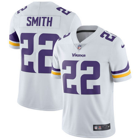Nike Vikings 22 Harrison Smith White Vapor Untouchable Limited Jersey