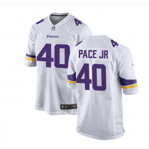 Nike Vikings 40 Pace JR White Vapor Untouchable Limited Men Jersey
