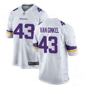 Nike Vikings 43 Andrew Van Ginkel White Vapor Untouchable Limited Men Jersey