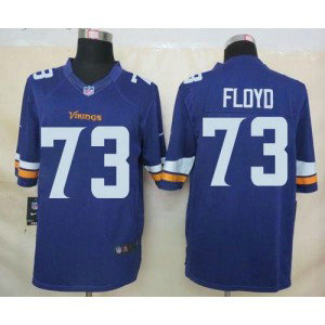 Nike Vikings 73 Sharrif Floyd Purple Men NFL Limited Jersey