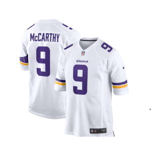 Nike Vikings 9 J.J. McCarthy White Vapor Untouchable Limited Men Jersey