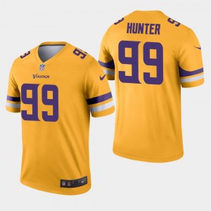 Nike Vikings 99 Danielle Hunter Gold Inverted Legend Men Jersey