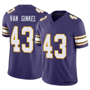 Nike Vikings Andrew Van Ginkel Purple 2024 F.U.S.E. Vapor Limited Men Jersey