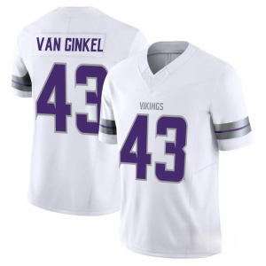 Nike Vikings Andrew Van Ginkel White 2024 F.U.S.E. Vapor Limited Men Jersey