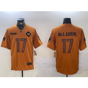 Nike Washington Commanders 17 Terry McLaurin 2023 Brown Salute To Service Limited Men Jersey