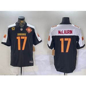 Nike Washington Commanders 17 Terry McLaurin Thanksgiving Day F.U.S.E. Vapor Limited Men Jersey