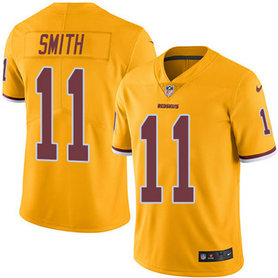 Nike Washington Redskins #11 Alex Smith Gold Men's Stitched NFL Limited Rush Jersey