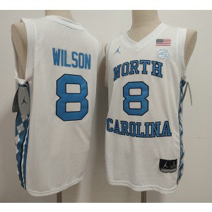 North Carolina Tar Heels 8 Caleb Wilson White Vapor Limited Men Jersey North Carolina Tar Heels 8 Caleb Wilson White Vapor Limited Men Jersey