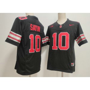 Ohio State Buckeyes 10 Julian Sayin Black 2026 New F.U.S.E. Vapor Limited Men Jersey Ohio State Buckeyes 10 Julian Sayin Black 2026 New F.U.S.E. Vapor Limited Men Jersey