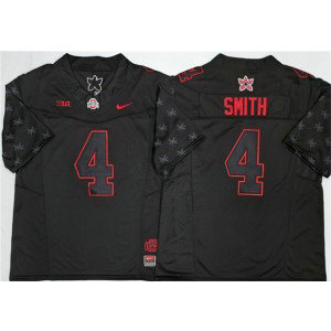 Ohio State Buckeyes 4 Jeremiah Smith Black 2025 F.U.S.E. Vapor Limited Men Jersey