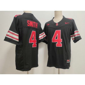 Ohio State Buckeyes 4 Jeremiah Smith Black 2026 New F.U.S.E. Vapor Limited Men Jersey Ohio State Buckeyes 4 Jeremiah Smith Black 2026 New F.U.S.E. Vapor Limited Men Jersey