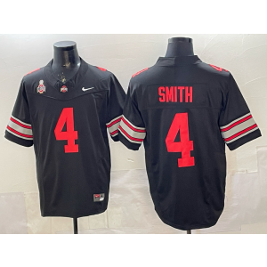 Ohio State Buckeyes 4 Jeremiah Smith Black F.U.S.E. Vapor Limited Men Jersey