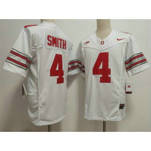Ohio State Buckeyes 4 Jeremiah Smith White 2026 New F.U.S.E. Vapor Limited Men Jersey Ohio State Buckeyes 4 Jeremiah Smith White 2026 New F.U.S.E. Vapor Limited Men Jersey