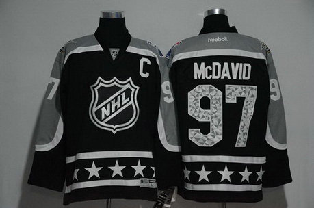 Oilers 97 Connor McDavid Black Pacific Division 2017 NHL All-Star Game Premier Jersey