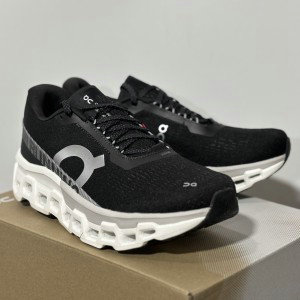 On Cloudmonster Black Shoes 1