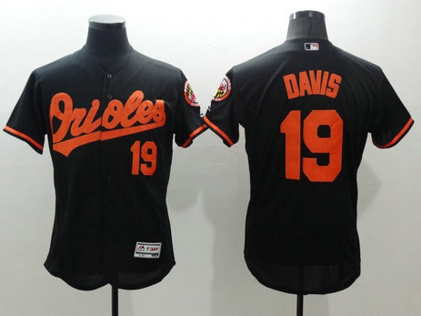 Orioles 19 Chris Davis Black Flexbase MLB Jersey