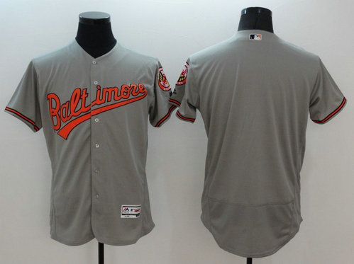 Orioles Blank Grey Flexbase MLB Jersey