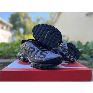 PSG x Nike Air Max Plus Black Grey Shoes