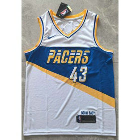Pacers 43 Pascal Siakam White Men Jersey