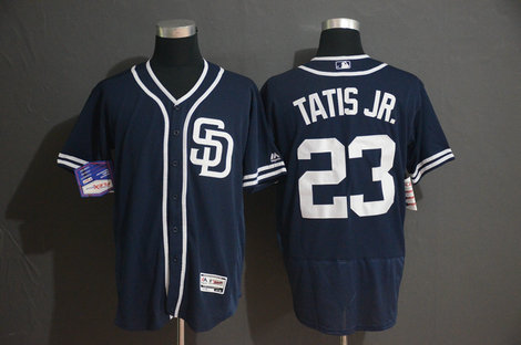 Padres 23 Fernando Tatis Jr. Navy Flexbase Jersey