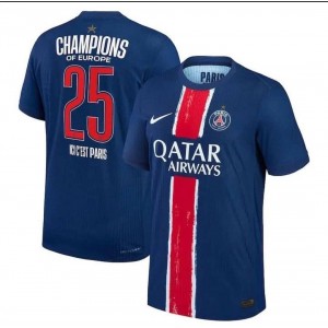 Paris Saint-Germain 2025 Champions League Royal Soccer Men Jersey