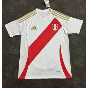 Peru 2024 Home White Soccer Men Jersey