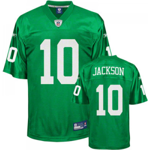 Philadelphia Eagles 10 DeSean Jackson 1960 Throwback Green Men Jersey