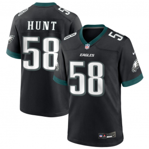 Philadelphia Eagles 58 Hunt Black Vapor Limited Men Jersey