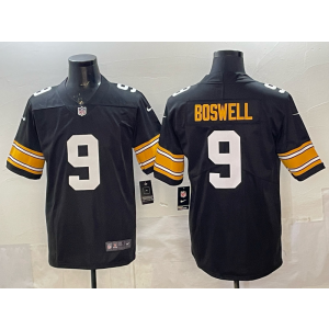 Pittsburgh Steelers 9 Boswell Black Vapor Limited Men Jersey