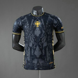 Portugal 2026 Special Edition Player Version Slim Fit(Run Smaller) Version Black Jersey Jersey S-3XL Portugal 2026 Special Edition Player Version Slim Fit(Run Smaller) Version Black Jersey Jersey S-3XL