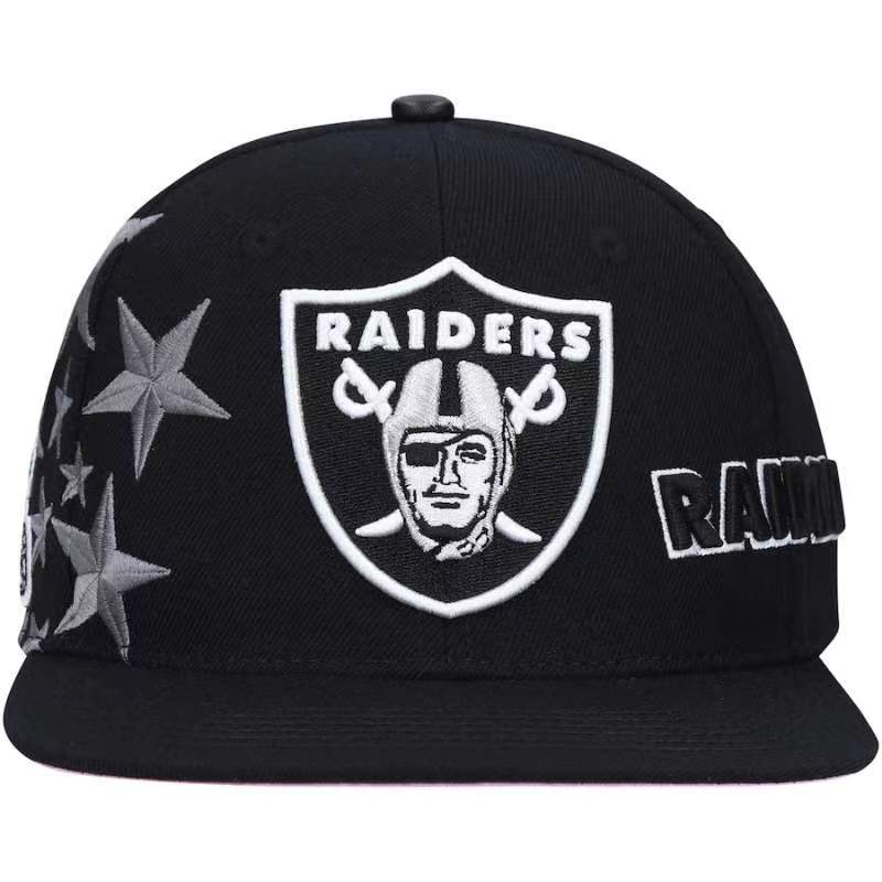 Raiders black caps tx 9