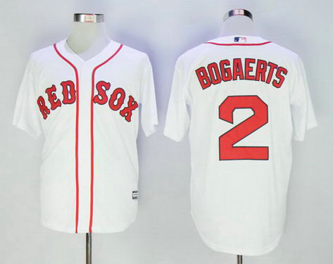 Red Sox 2 Xander Bogaerts White New Cool Base MLB Jersey