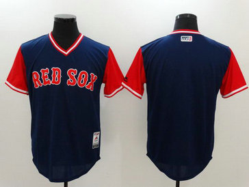 Red Sox Majestic Navy 2017 Players Weekend Team Nickname Jersey