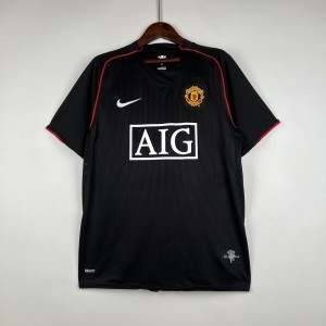 Retro Manchester United 07-08 Black Jersey S-XXL