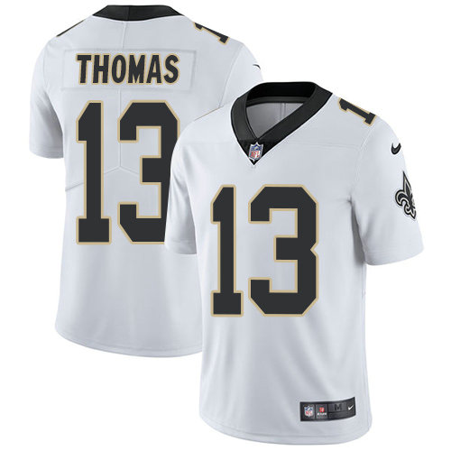Saints #13 Michael Thomas White Men's Stitched Football Vapor Untouchable Limited Jersey