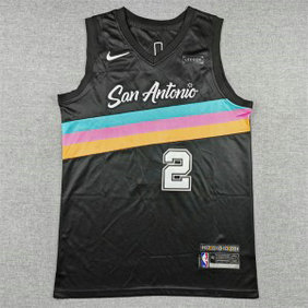 San Antonio Spurs 2 Harper Black Men Jersey