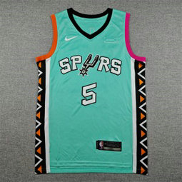 San Antonio Spurs 5 Castle Green Men Jersey