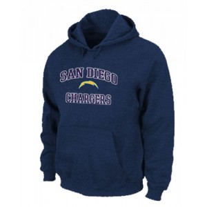 San Diego Chargers Heart & Soul Pullover Dark Blue Hoodie San Diego Chargers Heart & Soul Pullover Dark Blue Hoodie